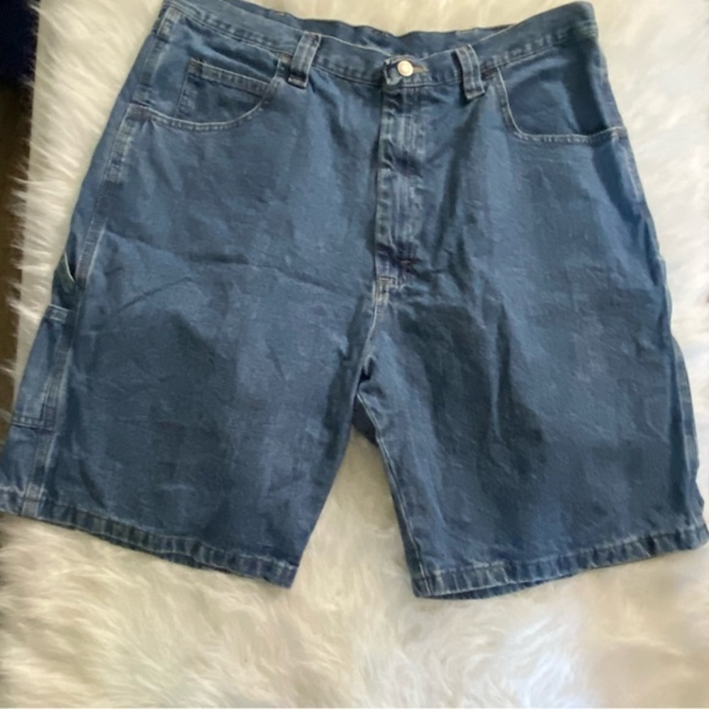 Wrangler Shortsβ Mens Size 38 Carpenter Jeans Blue